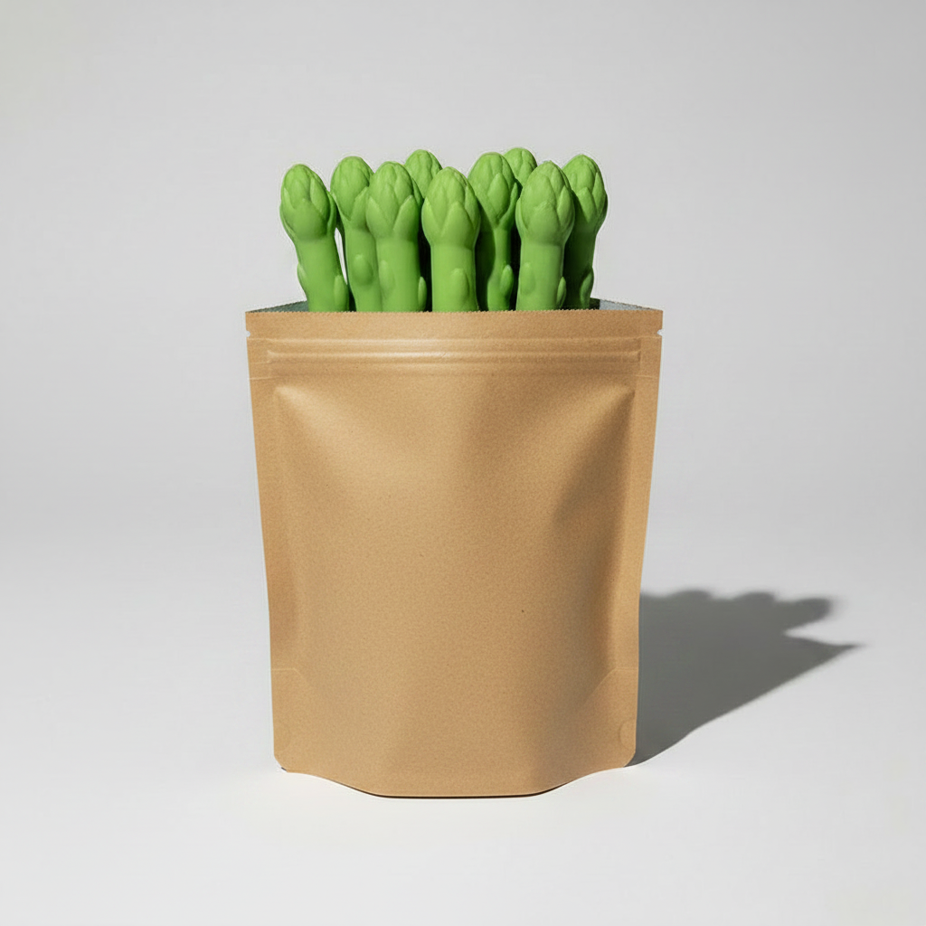 Asparagus Latex Dog Toy