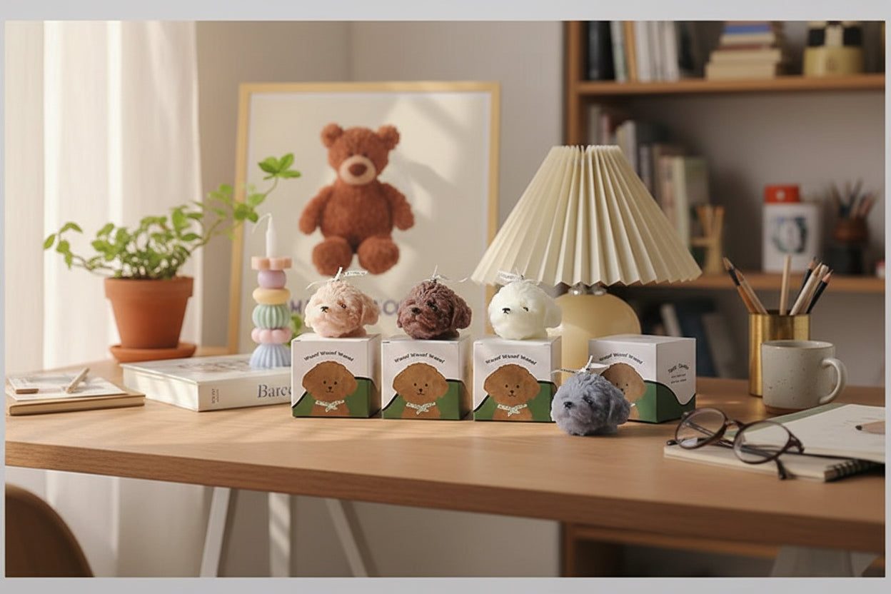 Poodle Candle