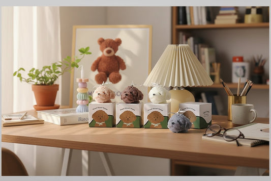 Poodle Candle