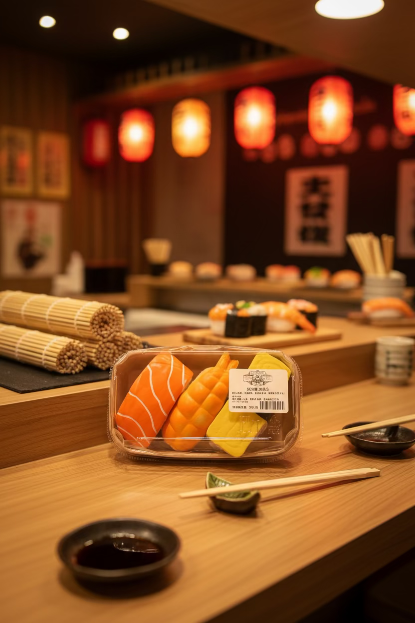 Omakase Sushi squeaky-toy